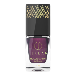 Herlan Holographic Nail Enamel Purple Hearts