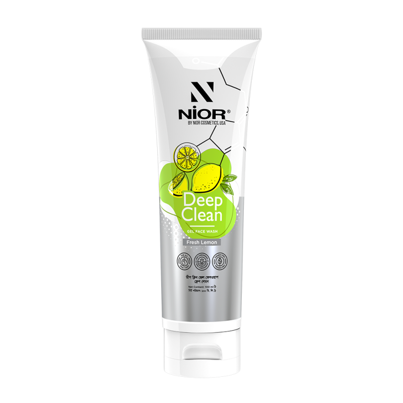 Nior Deep Clean Gel Face Wash Fresh Lemon 100ml