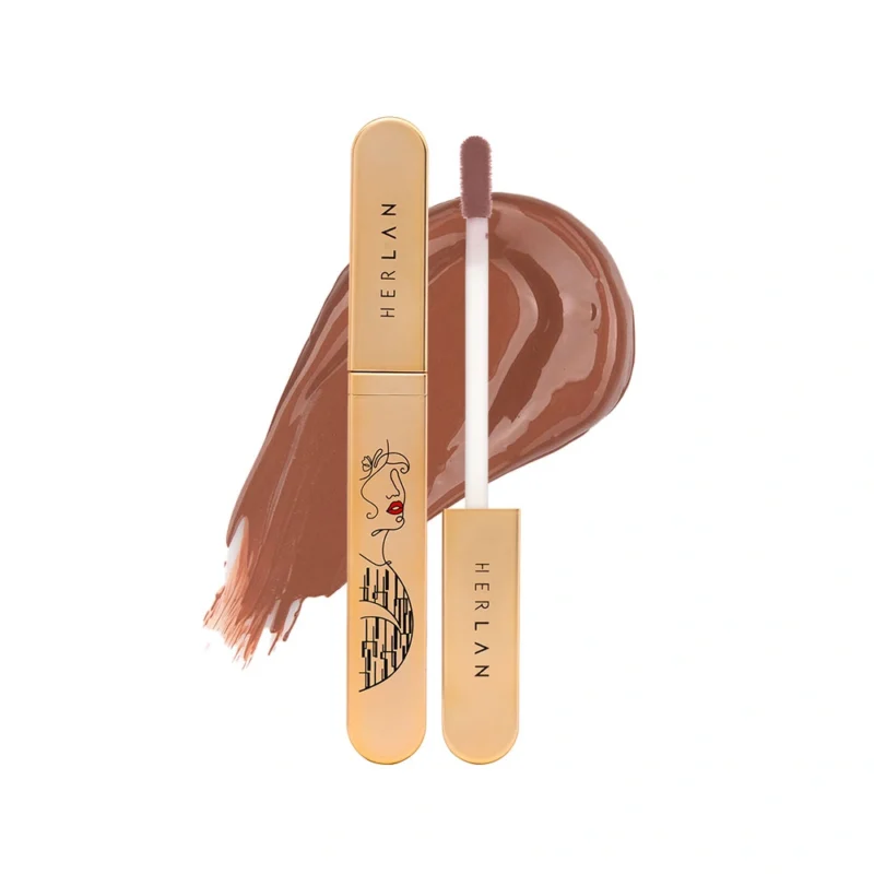 Herlan Airy Matte Liquid Lipstick-Caviar Cocoa