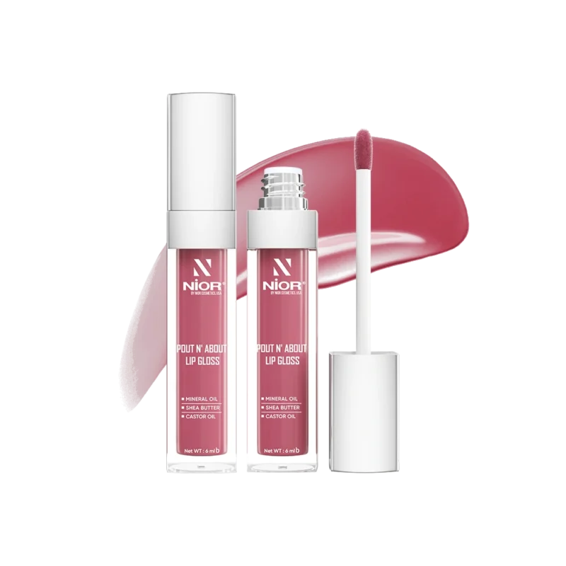 Nior Pout N About Lip Gloss - Antique Pink