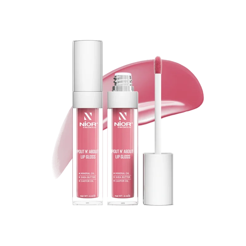 Nior Pout N About Lip Gloss - Bubblegum