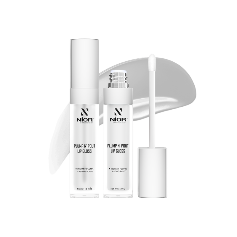 Nior Plump n Pout Lip Gloss - Crystal Clear
