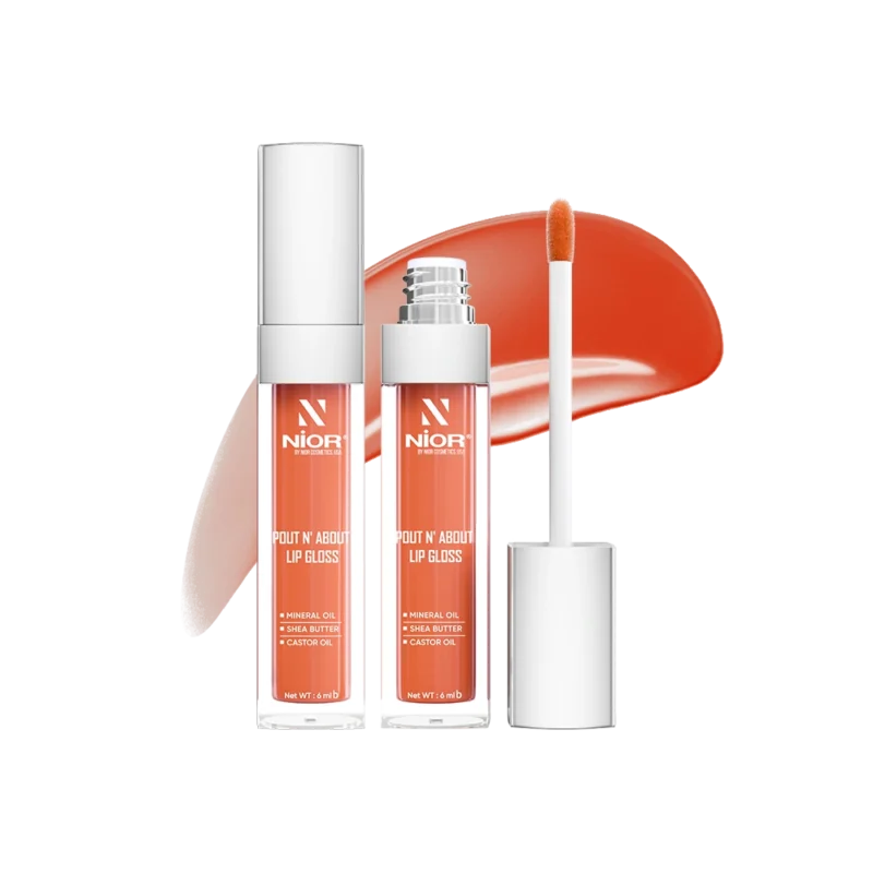 Nior Pout N About Lip Gloss - Papaya Punch