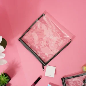 Sundry Bag - Clear with Black Trimming