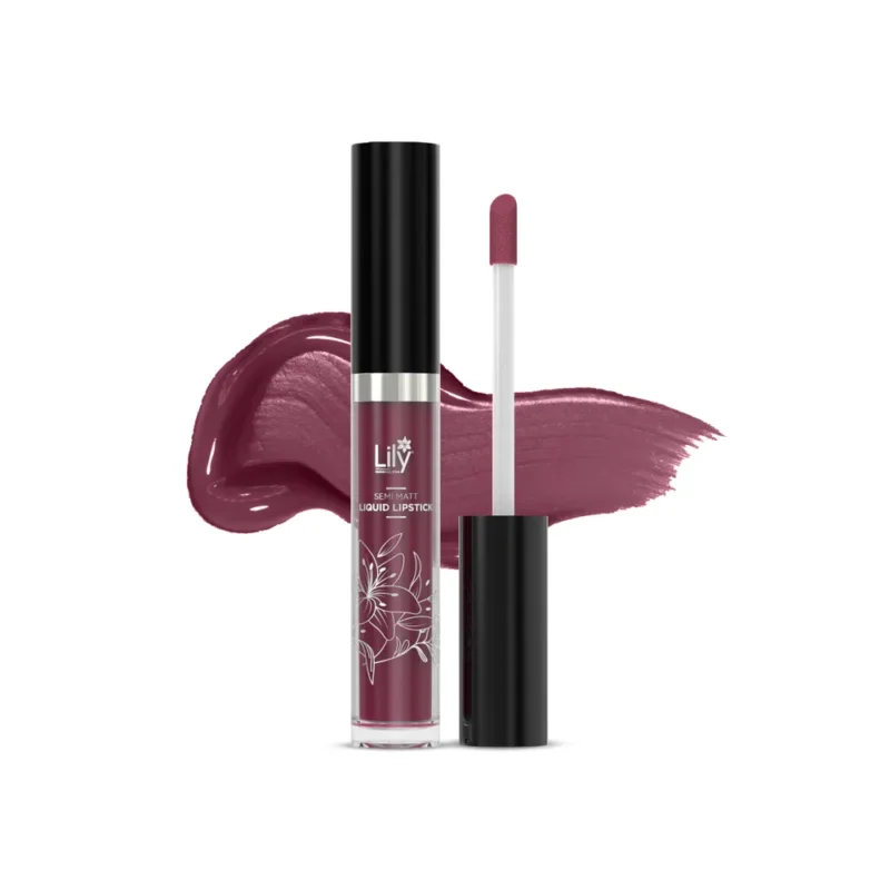 Lily Semi Matt Liquid Lipstick- Latte