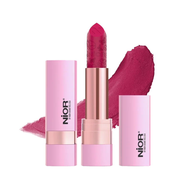NIOR No Transfer Retro Matte Lipstick Fuchsia Flirt 70