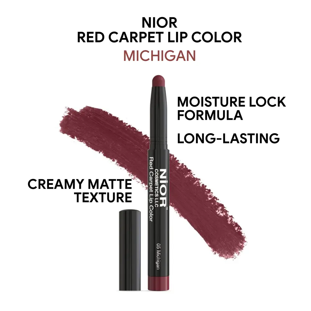 Nior Red Carpet Lip Color - 05 Michigan - Herlan