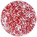 Glitter Nail Enamel Resplendent Red