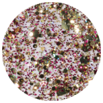 Glitter Nail Polish Glowy Amber