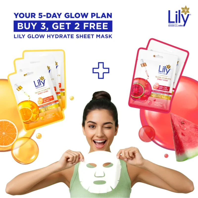Lily Sheet Mask Buy 3 get 2