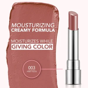 Flormar Sheer Up New Lipstick - 003 Pinky Nude