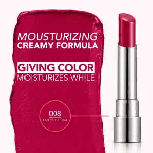 Flormar Sheer Up New Lipstick - 008 Fan Of Fuchsia