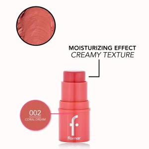 Flormar To Go Blush Stick - 02 Coral Dream
