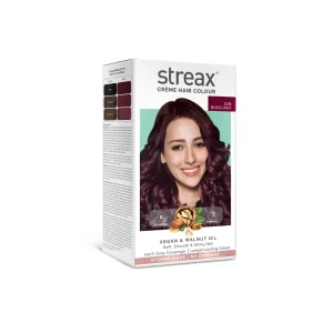 STREAX CREME HAIR COLOUR (BURGUNDY)-140ML